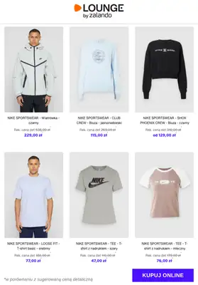 Lounge by Zalando - gazetka promocyjna Specjalne okazje: Nike Sportswear - Odzież od wtorku 13.01 do czwartku 15.01 - strona 8