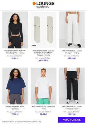 Lounge by Zalando - gazetka promocyjna Specjalne okazje: Nike Sportswear - Odzież od wtorku 13.01 do czwartku 15.01 - strona 4