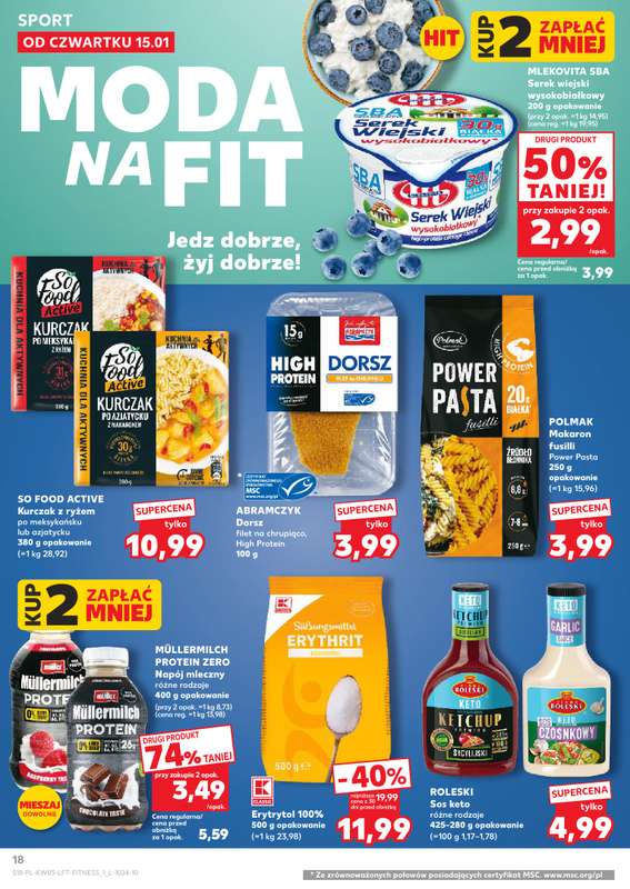 Kaufland - gazetka promocyjna Oferta Kaufland od czwartku 15.01 do środy 21.01 - strona 18