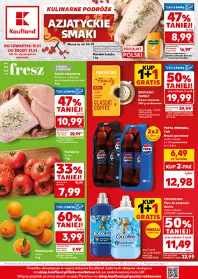 Kaufland - gazetka promocyjna Oferta Kaufland od czwartku 15.01 do środy 21.01