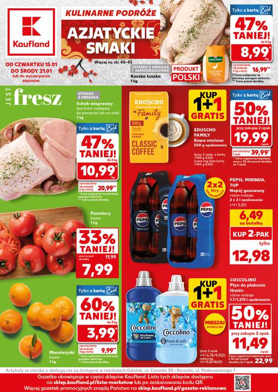 Kaufland - gazetka promocyjna Oferta Kaufland od czwartku 15.01 do środy 21.01