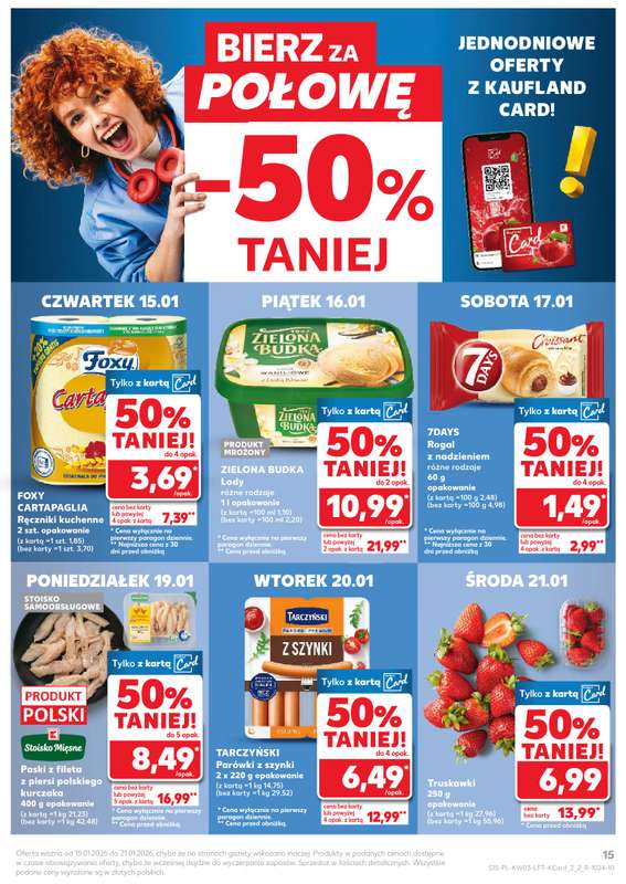 Kaufland - gazetka promocyjna Oferta Kaufland od czwartku 15.01 do środy 21.01 - strona 15