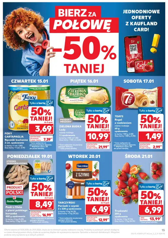 Kaufland - gazetka promocyjna Oferta Kaufland od czwartku 15.01 do środy 21.01 - strona 15