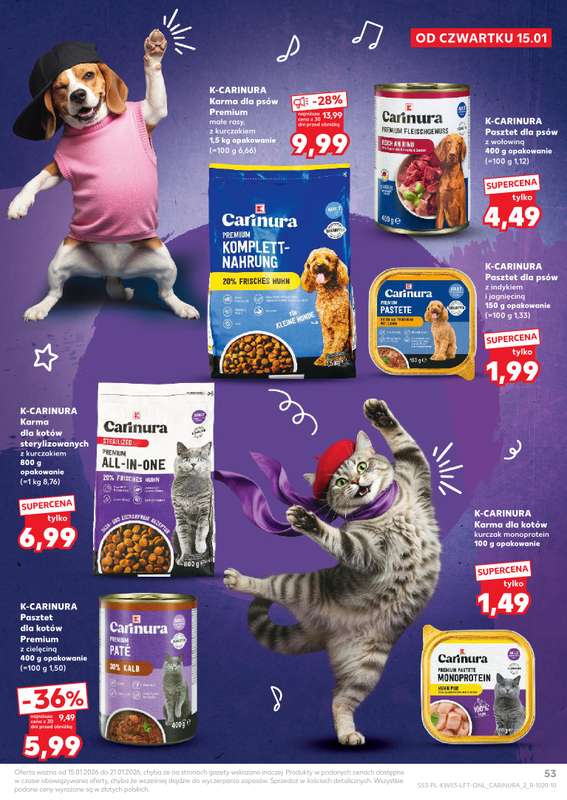 Kaufland - gazetka promocyjna Oferta Kaufland od czwartku 15.01 do środy 21.01 - strona 53
