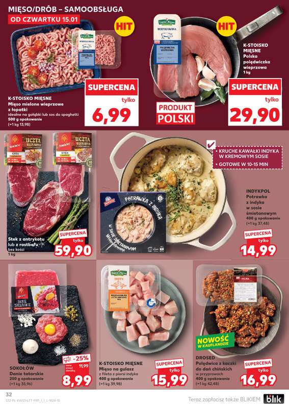 Kaufland - gazetka promocyjna Oferta Kaufland od czwartku 15.01 do środy 21.01 - strona 32