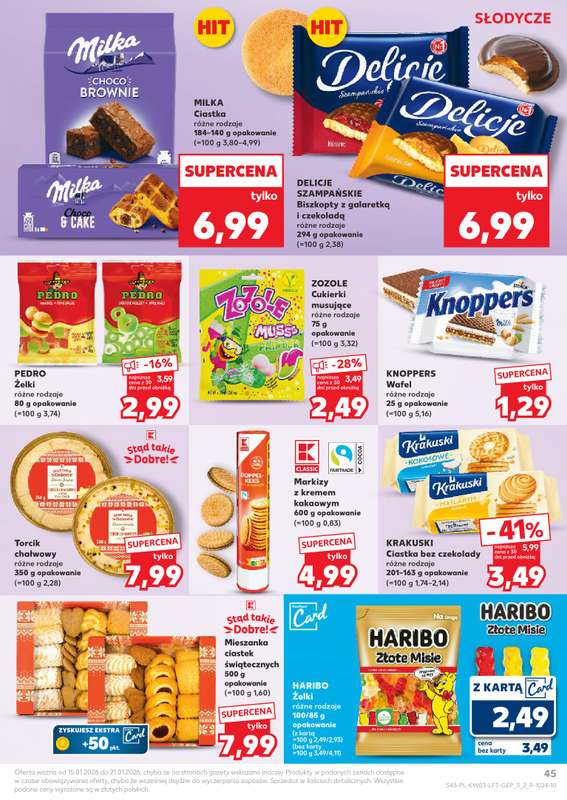 Kaufland - gazetka promocyjna Oferta Kaufland od czwartku 15.01 do środy 21.01 - strona 45