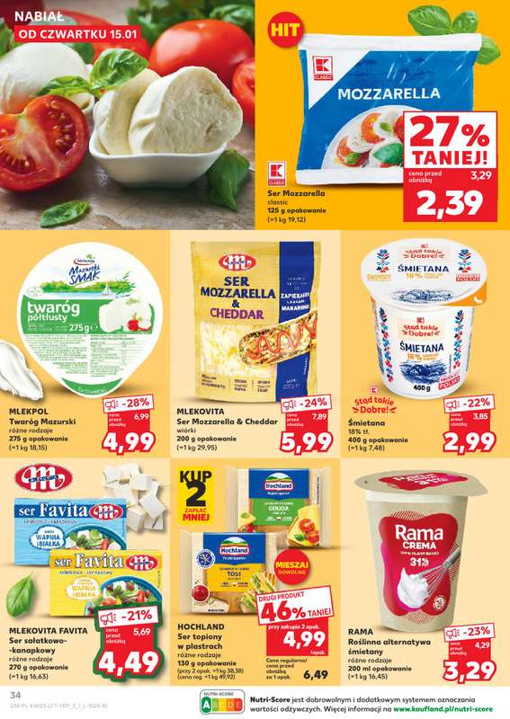 Kaufland - gazetka promocyjna Oferta Kaufland od czwartku 15.01 do środy 21.01 - strona 34