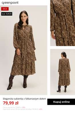Greenpoint - gazetka promocyjna -20% na wszystkie sukienki od 59,99 zł! od wtorku 13.01  - strona 6