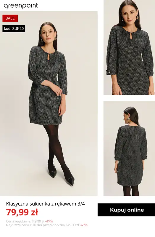 Greenpoint - gazetka promocyjna -20% na wszystkie sukienki od 59,99 zł! od wtorku 13.01  - strona 5