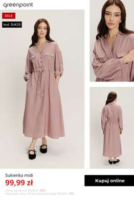 Greenpoint - gazetka promocyjna -20% na wszystkie sukienki od 59,99 zł! od wtorku 13.01  - strona 4