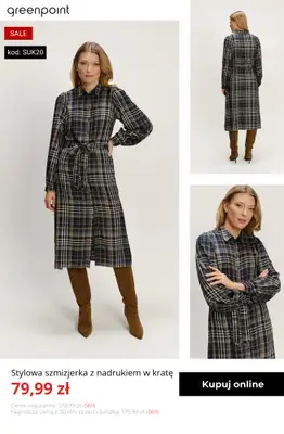 Greenpoint - gazetka promocyjna -20% na wszystkie sukienki od 59,99 zł! od wtorku 13.01  - strona 9