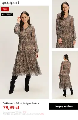Greenpoint - gazetka promocyjna -20% na wszystkie sukienki od 59,99 zł! od wtorku 13.01  - strona 2