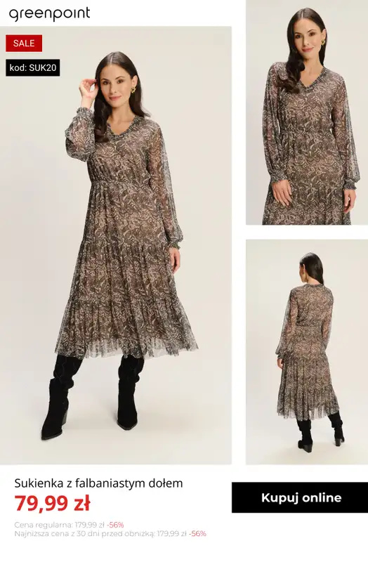Greenpoint - gazetka promocyjna -20% na wszystkie sukienki od 59,99 zł! od wtorku 13.01  - strona 2