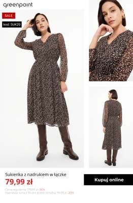 Greenpoint - gazetka promocyjna -20% na wszystkie sukienki od 59,99 zł! od wtorku 13.01  - strona 15