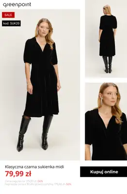 Greenpoint - gazetka promocyjna -20% na wszystkie sukienki od 59,99 zł! od wtorku 13.01  - strona 7