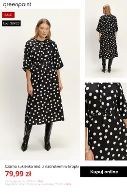 Greenpoint - gazetka promocyjna -20% na wszystkie sukienki od 59,99 zł! od wtorku 13.01  - strona 11