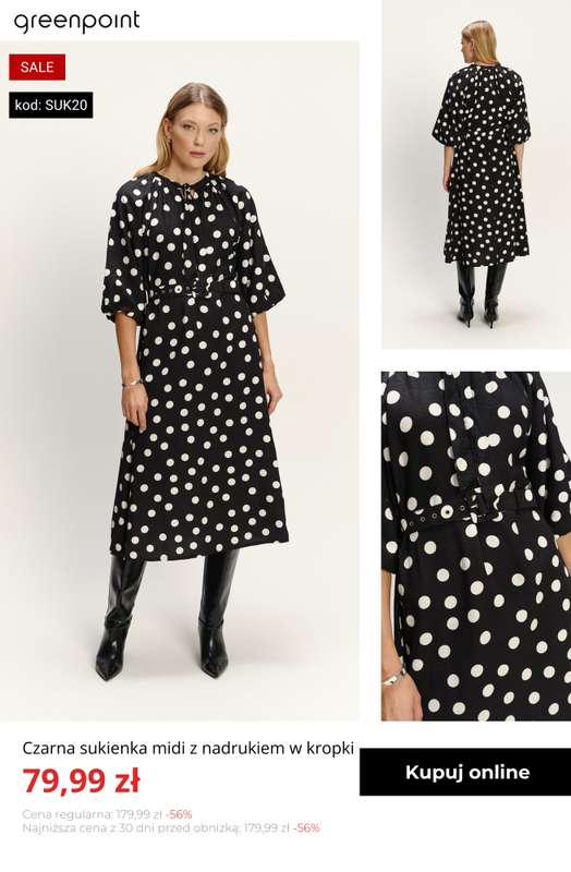 Greenpoint - gazetka promocyjna -20% na wszystkie sukienki od 59,99 zł! od wtorku 13.01  - strona 11