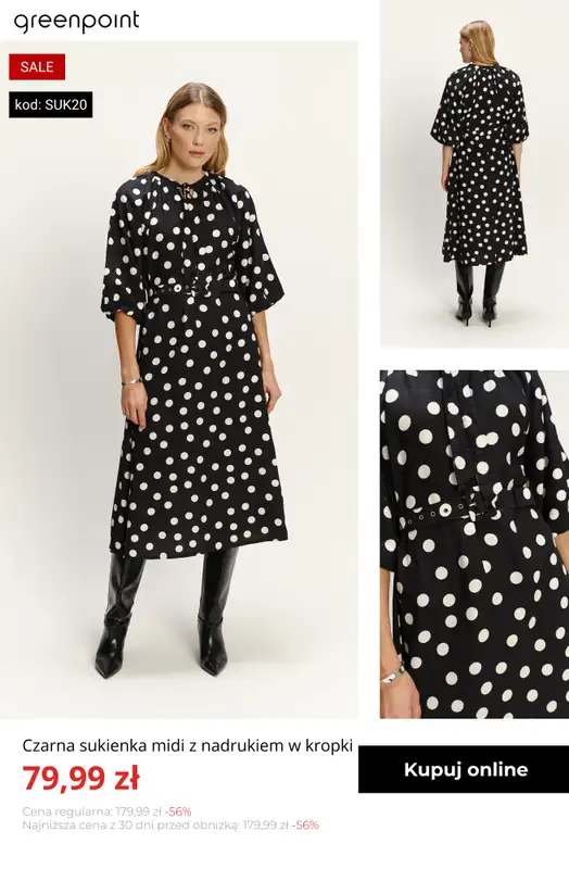 Greenpoint - gazetka promocyjna -20% na wszystkie sukienki od 59,99 zł! od wtorku 13.01  - strona 11