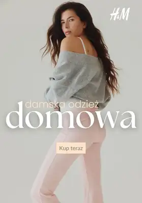H&M - gazetka promocyjna Damska odzież DOMOWA od wtorku 13.01 