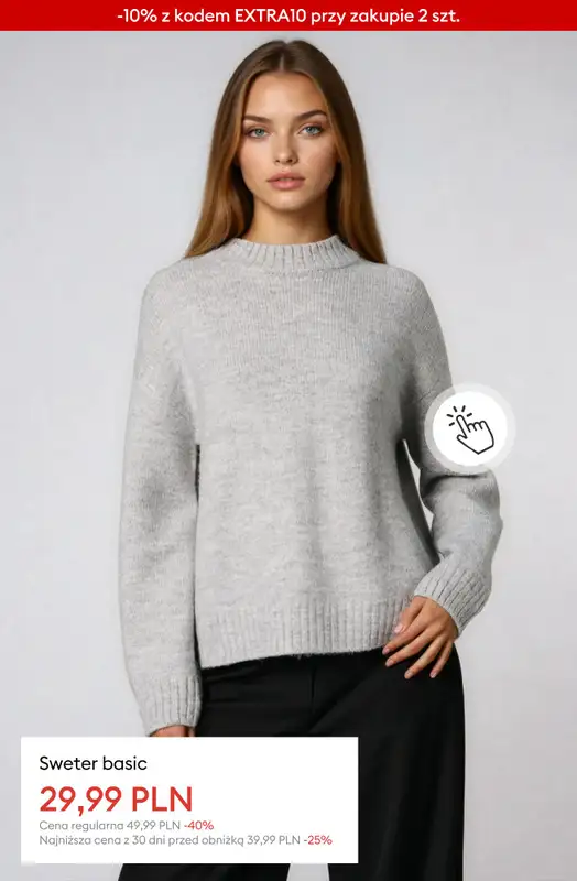 Sinsay - gazetka promocyjna EXTRA -10% na całą WYPRZEDAŻ od wtorku 13.01  - strona 10