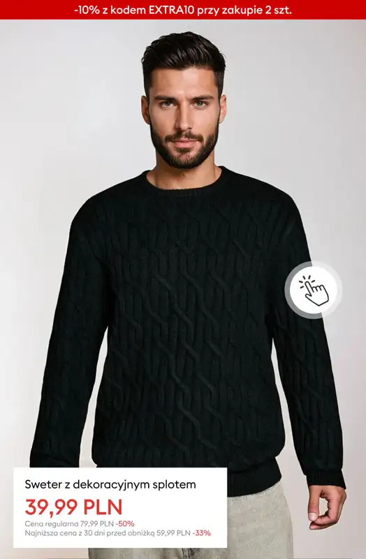 Sinsay - gazetka promocyjna EXTRA -10% na całą WYPRZEDAŻ od wtorku 13.01  - strona 18