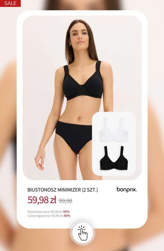 bonprix - gazetka promocyjna Bielizna do -50% od wtorku 13.01 do poniedziałku 19.01 - strona 7