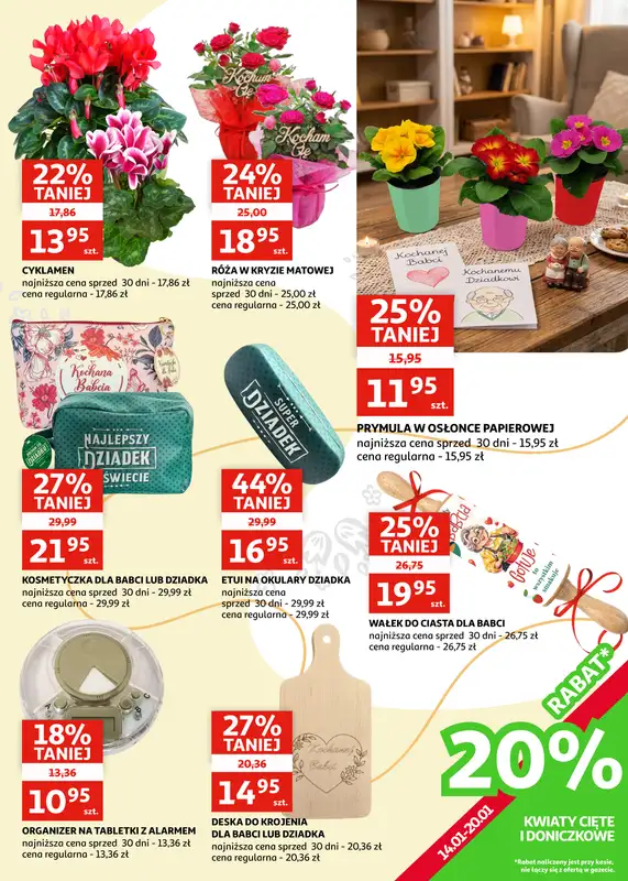 Auchan - gazetka promocyjna Gazetka Zielona Góra I Najlepsze prezenty od serca od środy 14.01 do wtorku 20.01 - strona 6
