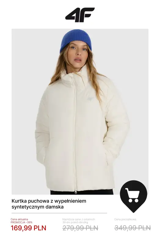 4F - gazetka promocyjna Kurtki do 50% taniej! od wtorku 13.01  - strona 2