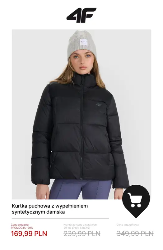 4F - gazetka promocyjna Kurtki do 50% taniej! od wtorku 13.01  - strona 12