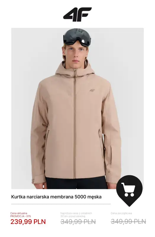 4F - gazetka promocyjna Kurtki do 50% taniej! od wtorku 13.01  - strona 11