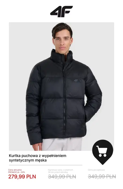 4F - gazetka promocyjna Kurtki do 50% taniej! od wtorku 13.01  - strona 14