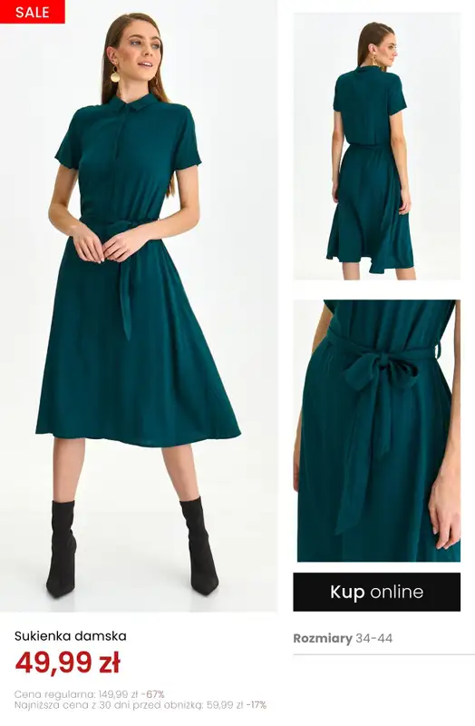 Top Secret - gazetka promocyjna -20% na sukienki przy zakupach za min. 59,99 zł   - strona 2