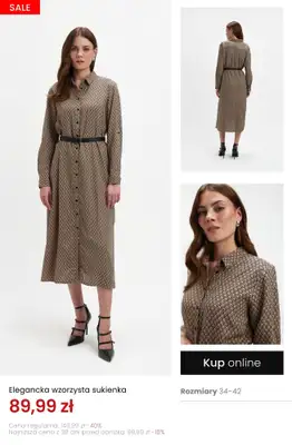 Top Secret - gazetka promocyjna -20% na sukienki przy zakupach za min. 59,99 zł od wtorku 13.01  - strona 12