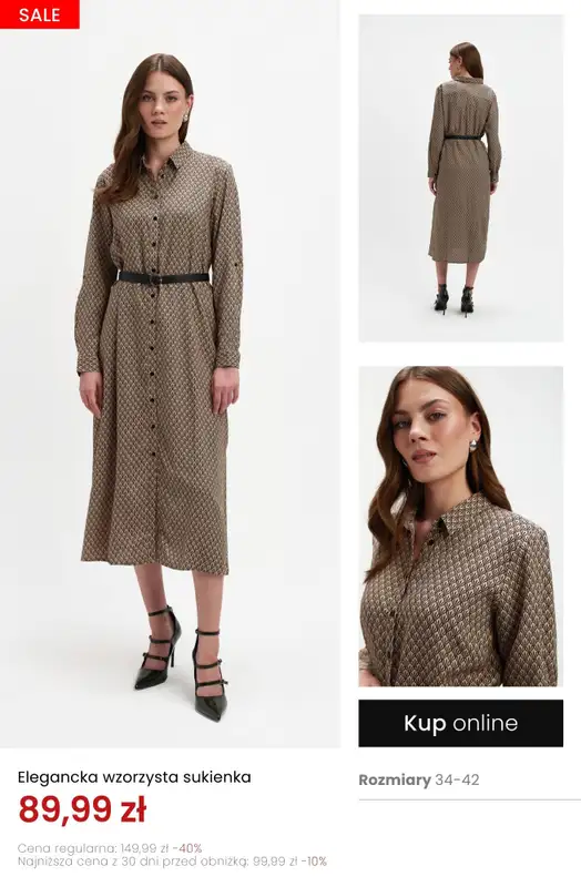 Top Secret - gazetka promocyjna -20% na sukienki przy zakupach za min. 59,99 zł od wtorku 13.01  - strona 12