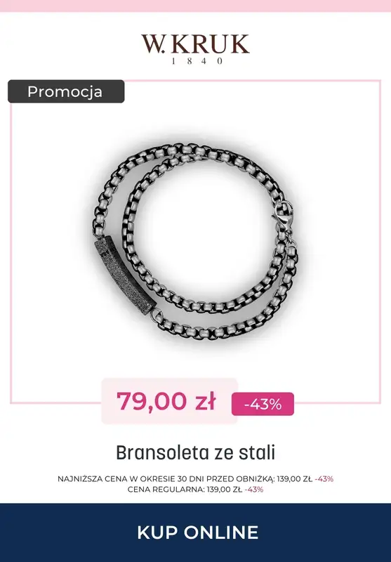 BEST SALE - gazetka promocyjna W.Kruk | Zimowa wyprzedaż od wtorku 13.01  - strona 7