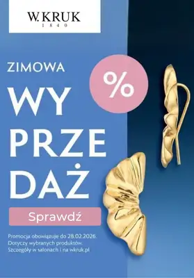 BEST SALE - gazetka promocyjna W.Kruk | Zimowa wyprzedaż od wtorku 13.01 