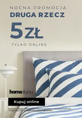 home&you - gazetka promocyjna Druga rzecz 5 zł od wtorku 13.01 do środy 14.01