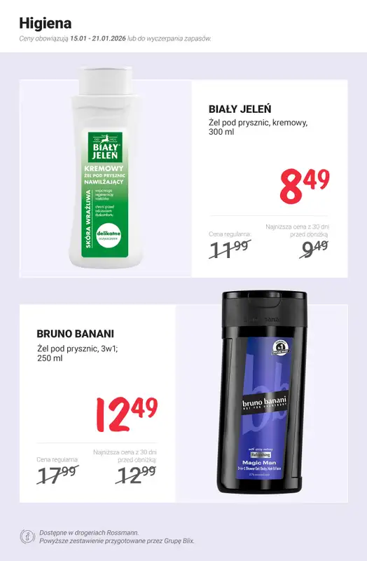 Rossmann - gazetka promocyjna MEGA promocje z nowej gazetki od czwartku 15.01 do środy 21.01 - strona 9