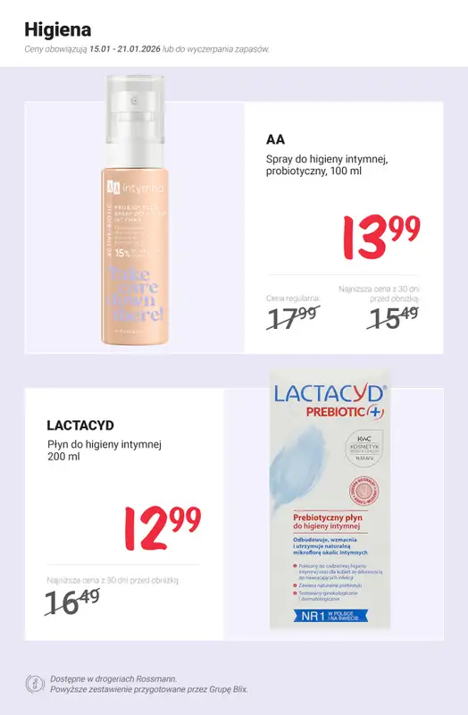 Rossmann - gazetka promocyjna MEGA promocje z nowej gazetki od czwartku 15.01 do środy 21.01 - strona 8