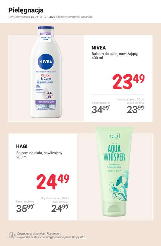 Rossmann - gazetka promocyjna MEGA promocje z nowej gazetki od czwartku 15.01 do środy 21.01 - strona 6