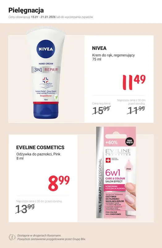 Rossmann - gazetka promocyjna MEGA promocje z nowej gazetki od czwartku 15.01 do środy 21.01 - strona 5
