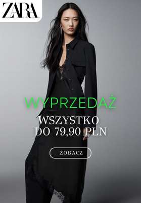 Zara - gazetka promocyjna Wyprzedaż do 79,90 zł od wtorku 13.01 