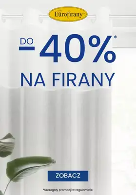 Dzień Babci i Dziadka - gazetka promocyjna Eurofirany | Do -40% na firany od środy 14.01 do wtorku 20.01