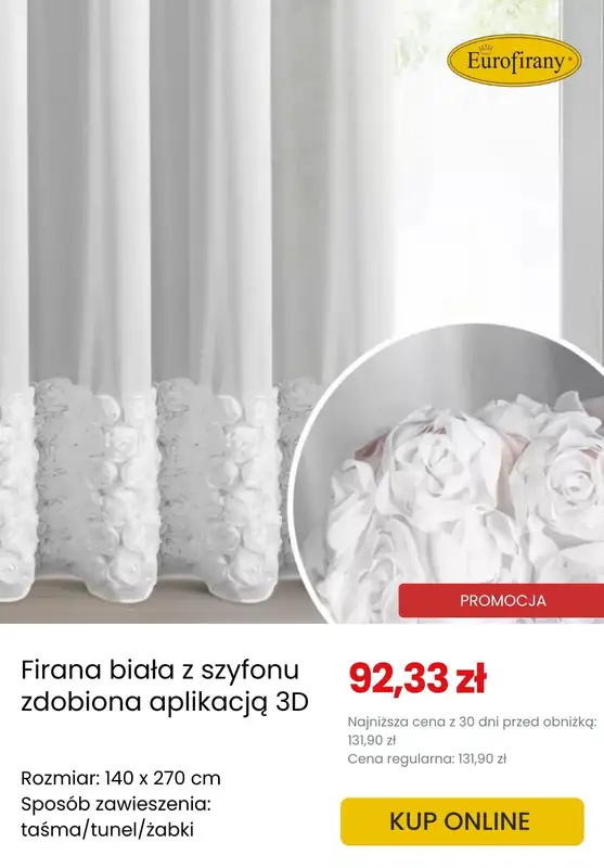 Dzień Babci i Dziadka - gazetka promocyjna Eurofirany | Do -40% na firany od środy 14.01 do wtorku 20.01 - strona 2