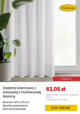 Dzień Babci i Dziadka - gazetka promocyjna Eurofirany | Do -40% na firany od środy 14.01 do wtorku 20.01 - strona 9