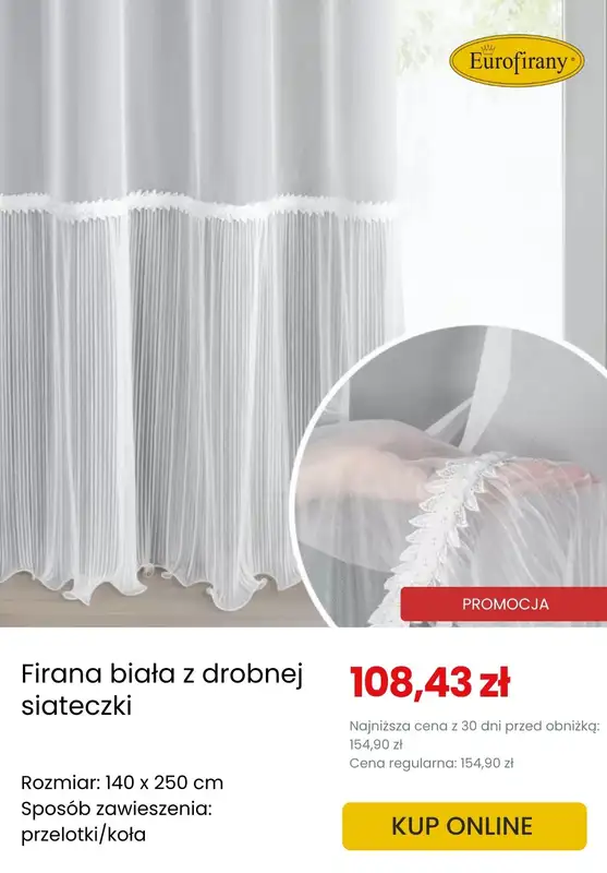 Dzień Babci i Dziadka - gazetka promocyjna Eurofirany | Do -40% na firany od środy 14.01 do wtorku 20.01 - strona 4