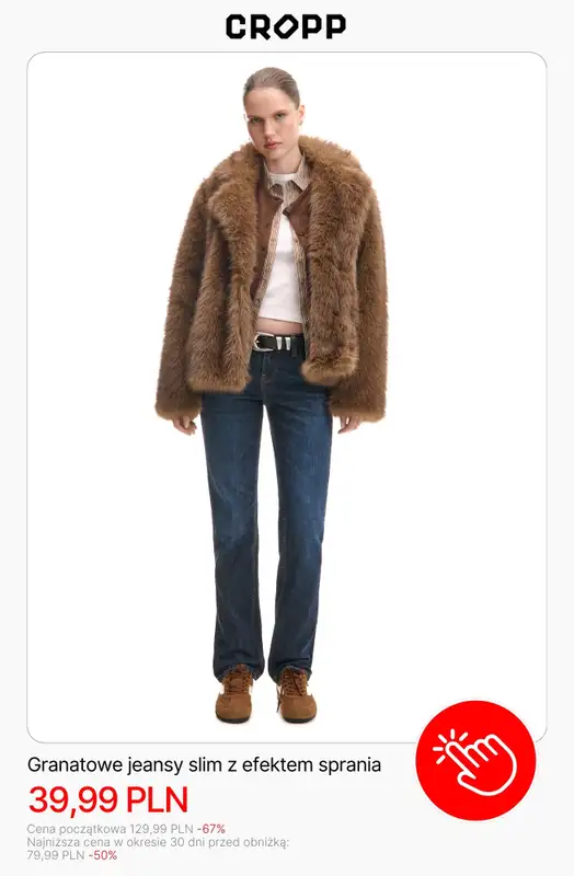 Cropp - gazetka promocyjna Jeansy dla niej w supercenach! od wtorku 13.01  - strona 3