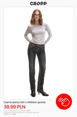 Cropp - gazetka promocyjna Jeansy dla niej w supercenach! od wtorku 13.01  - strona 7