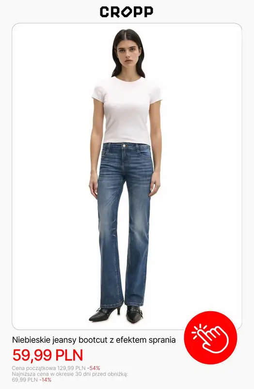 Cropp - gazetka promocyjna Jeansy dla niej w supercenach! od wtorku 13.01  - strona 5
