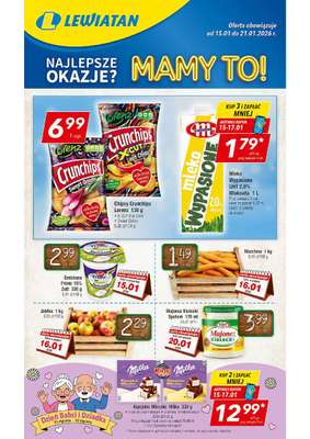 LEWIATAN - gazetka promocyjna Mamy TO w Lewiatanie – woj. małopolskie od czwartku 15.01 do środy 21.01